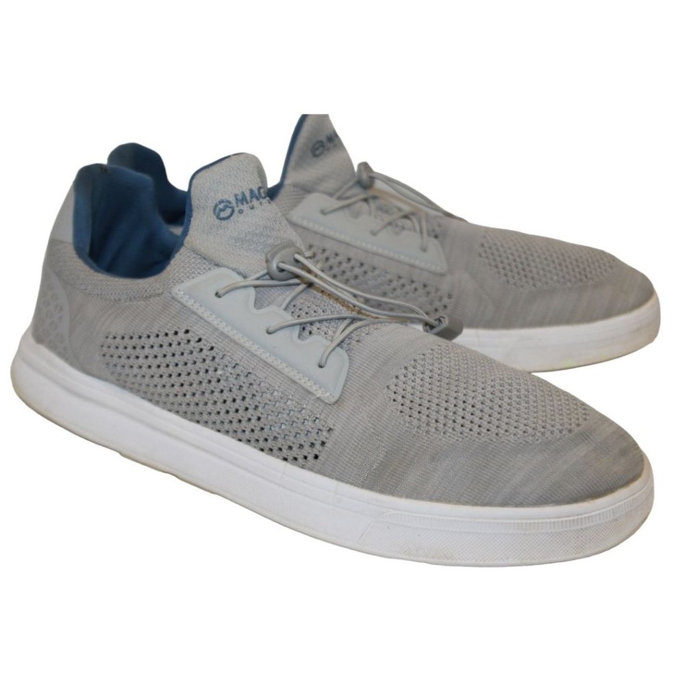 MAGELLAN Mens Light Gray Casual Comfort SNEAKERS / SHOES Lace-Up Sz 12D